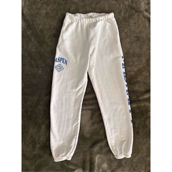 Madhappy Pants - NEW MADHAPPY Aspen Exclusive White Sweatpants size Medium